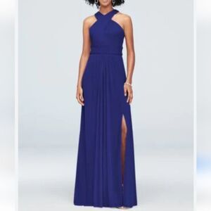 BRAND NEW DB STUDIO CELEBRATE HIGH NECK MESH FULL SKIRT DRESS